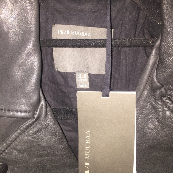 Muubaa Miri Leather Biker Jacket - Picture 6 of 8